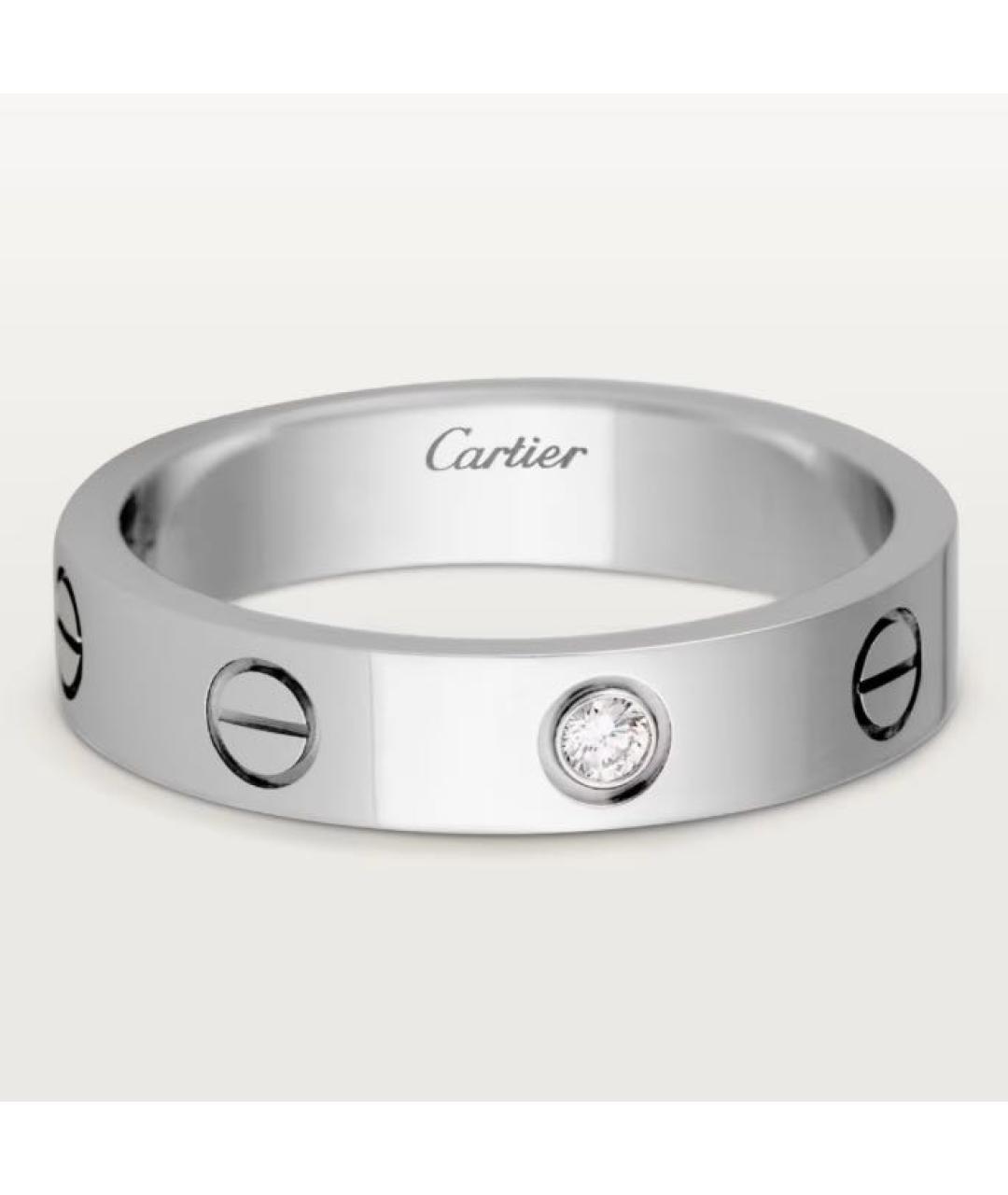 CARTIER Серебряное кольцо из белого золота, фото 2