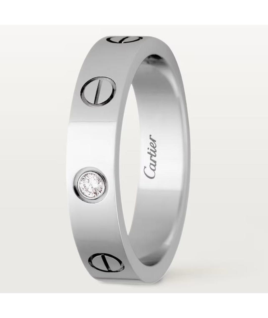 CARTIER Серебряное кольцо из белого золота, фото 3
