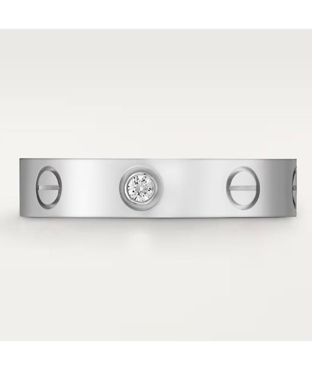 CARTIER Серебряное кольцо из белого золота, фото 4