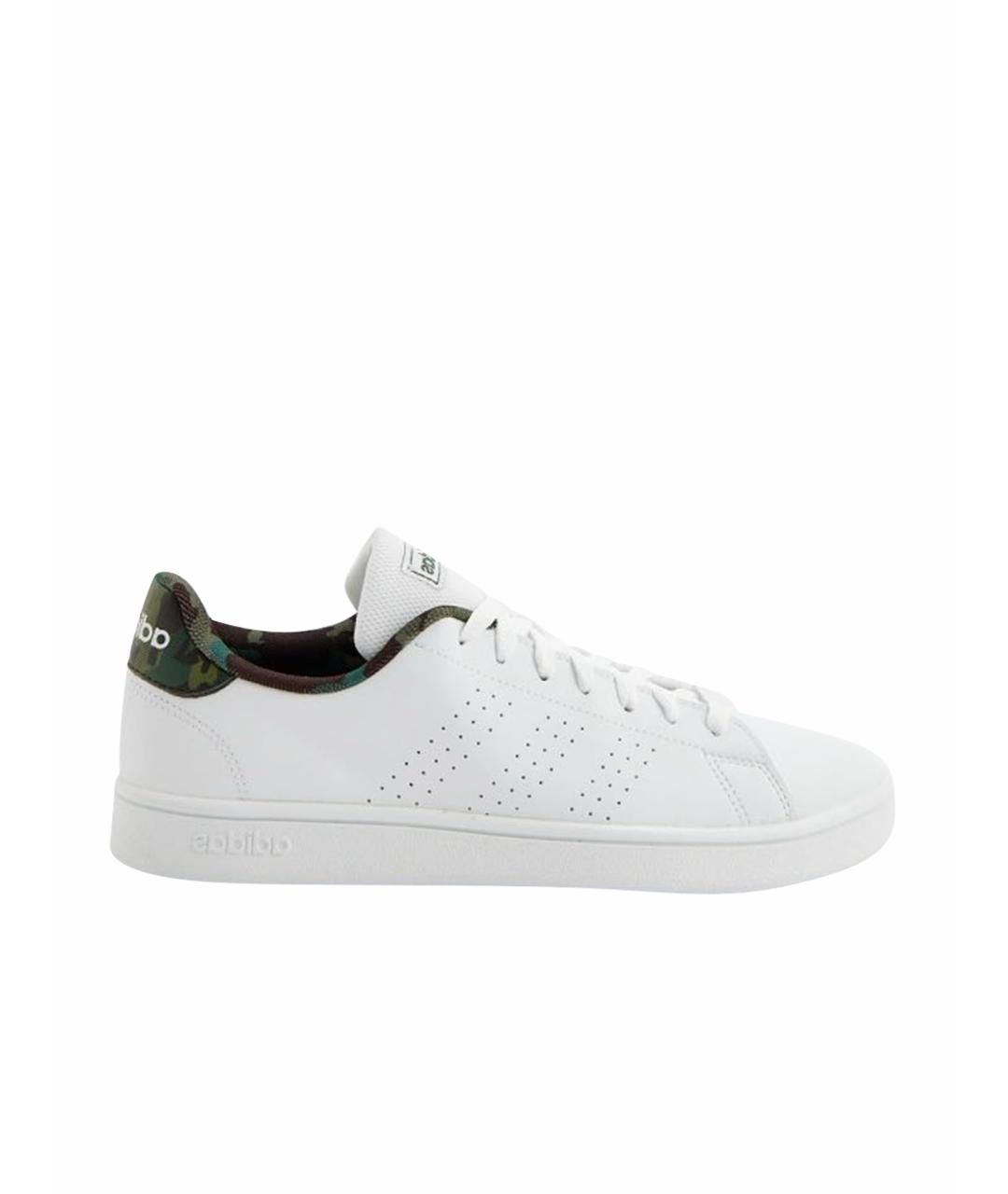 ADIDAS Белые кожаные кроссовки, фото 1
