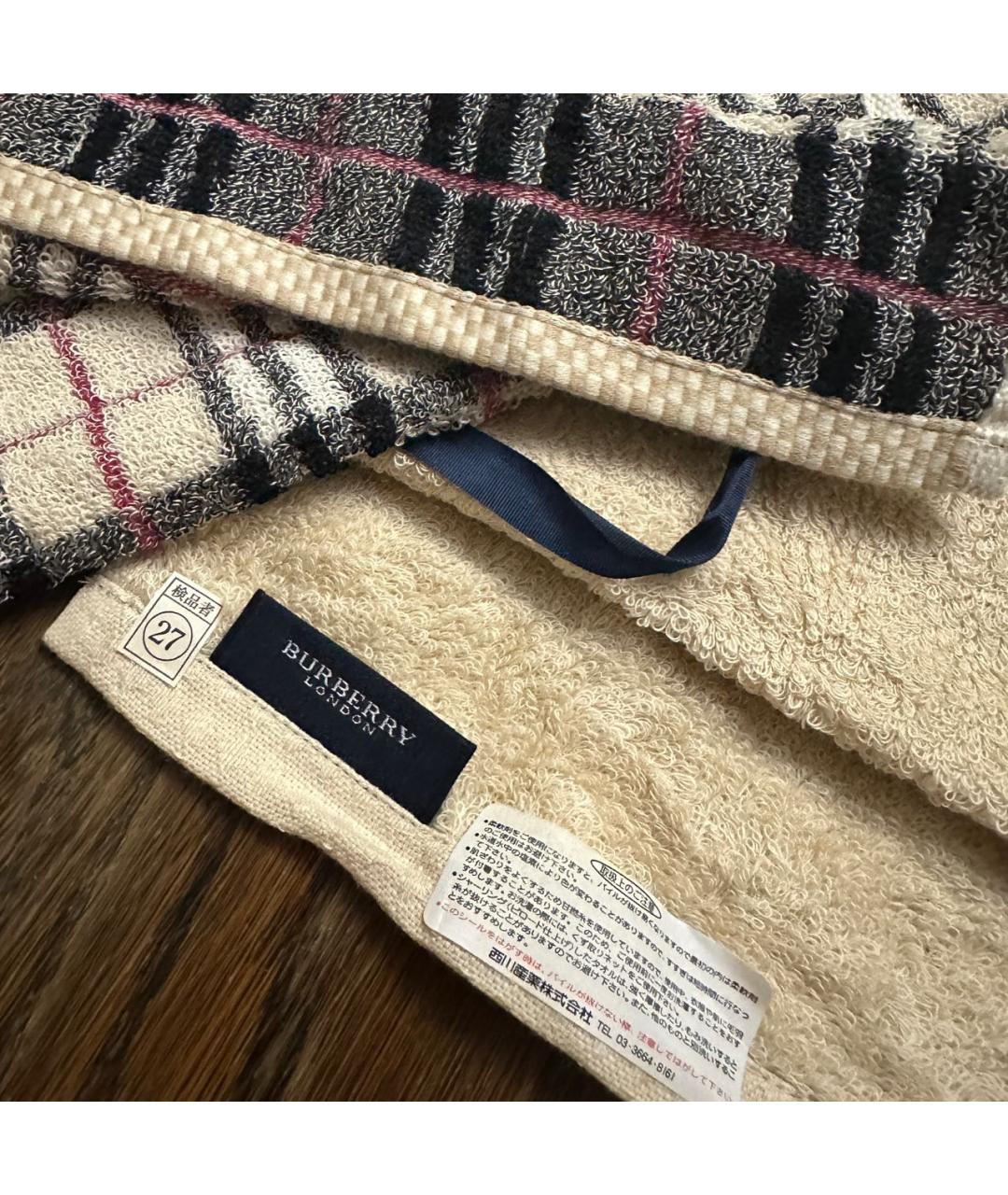 BURBERRY Хлопковое полотенце, фото 3