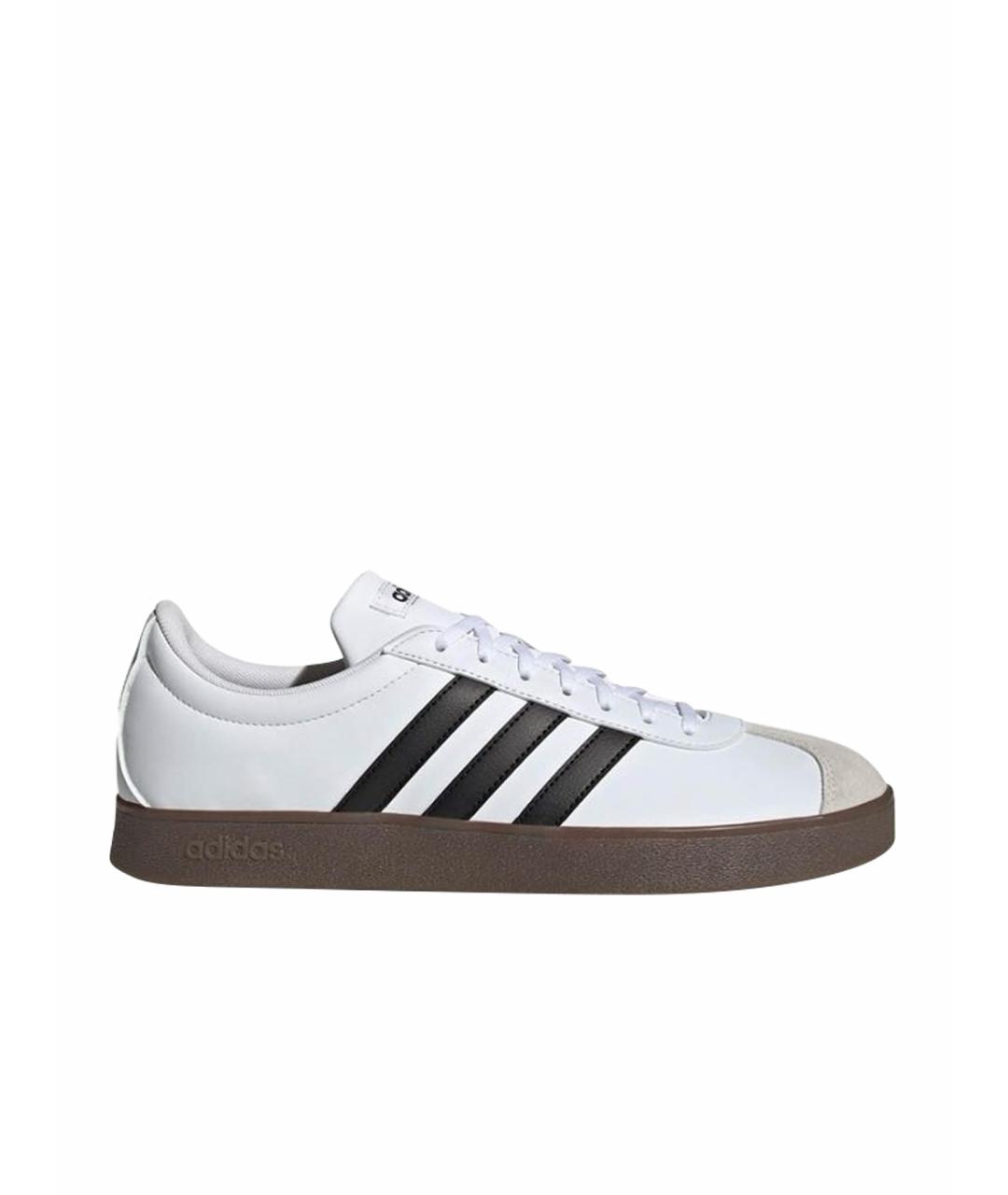ADIDAS Белые кожаные кроссовки, фото 1