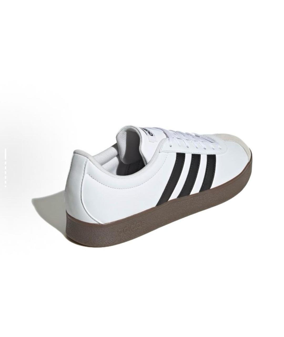 ADIDAS Белые кожаные кроссовки, фото 5