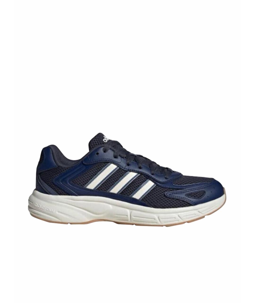 ADIDAS Темно-синие текстильные кроссовки, фото 1