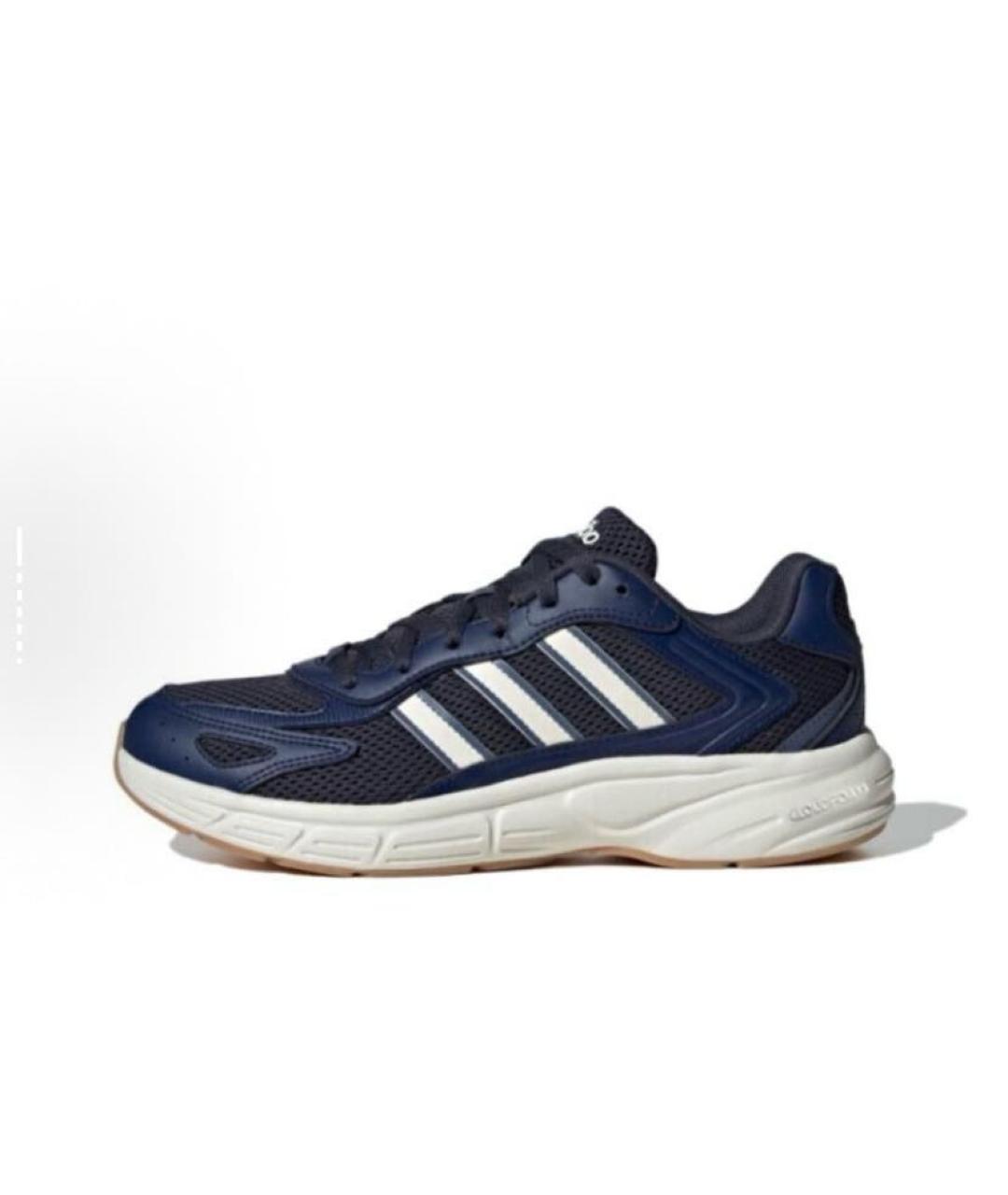 ADIDAS Темно-синие текстильные кроссовки, фото 3