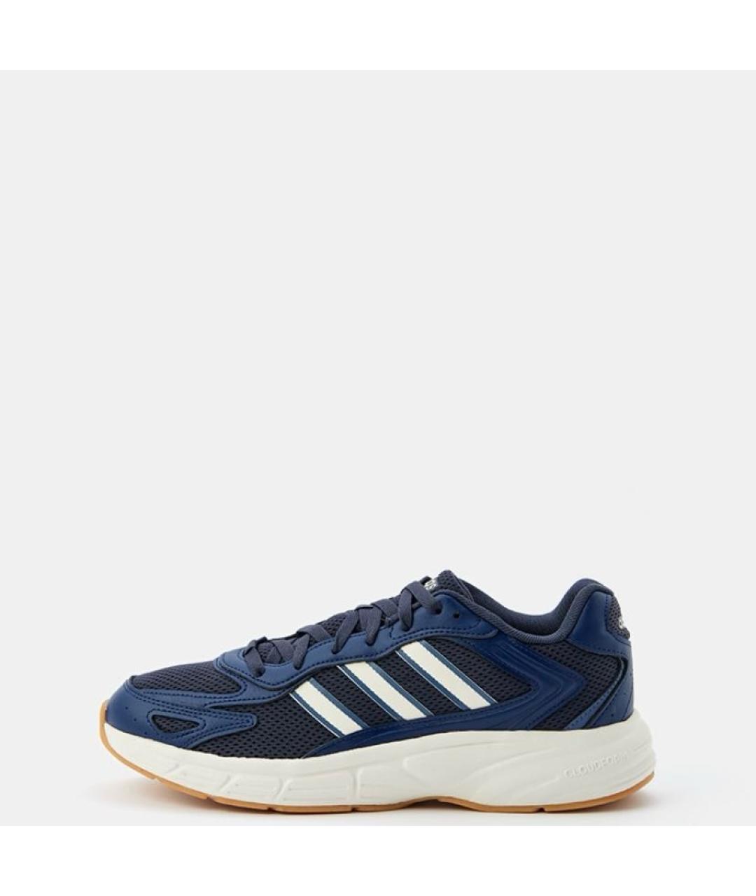ADIDAS Темно-синие текстильные кроссовки, фото 2