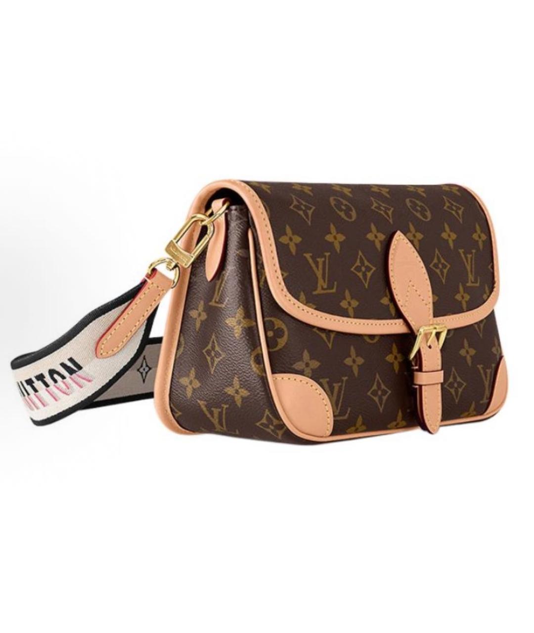 LOUIS VUITTON Коричневая сумка через плечо, фото 2