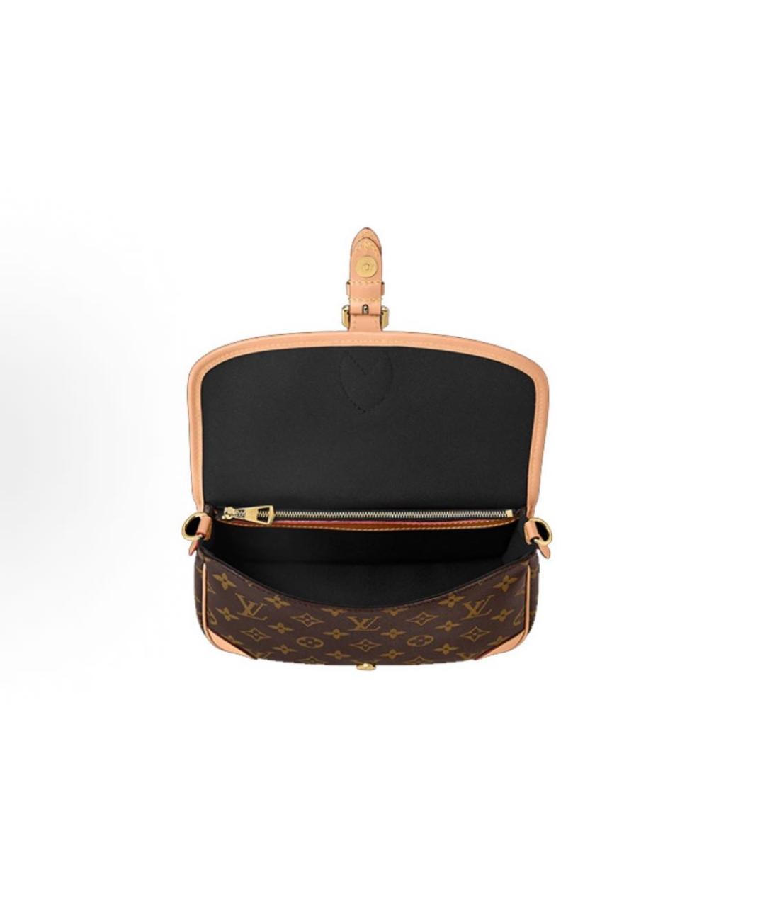 LOUIS VUITTON Коричневая сумка через плечо, фото 4