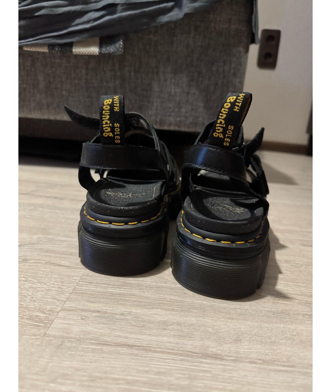 DR. MARTENS Черные сандалии, фото 4