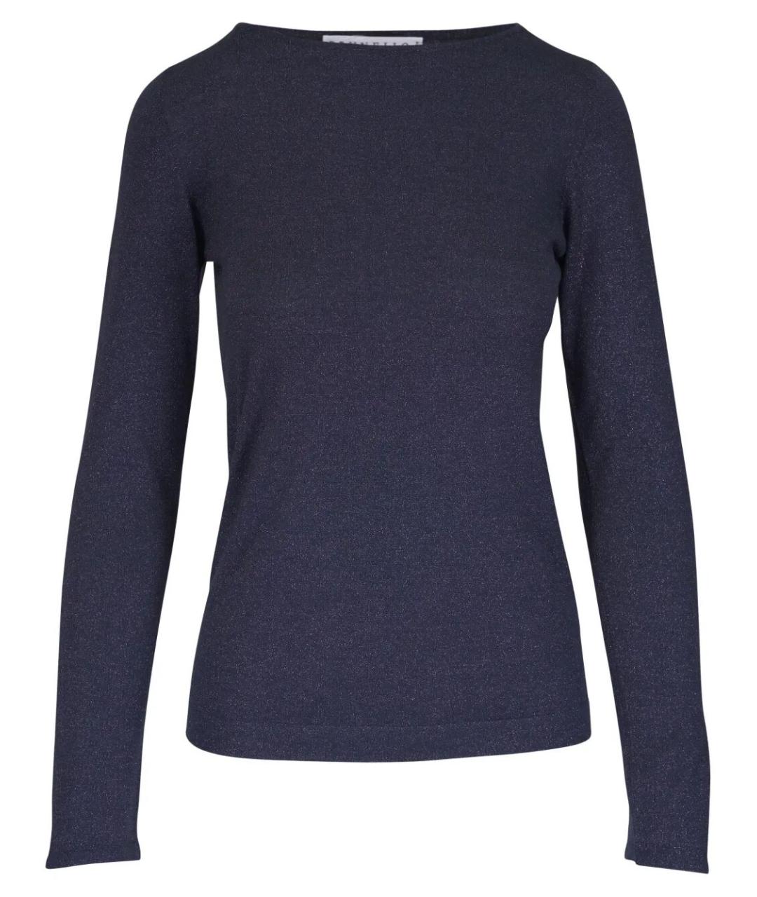 BRUNELLO CUCINELLI Синий кашемировый джемпер / свитер, фото 1