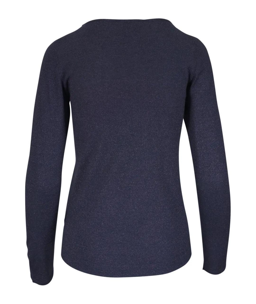 BRUNELLO CUCINELLI Синий кашемировый джемпер / свитер, фото 2