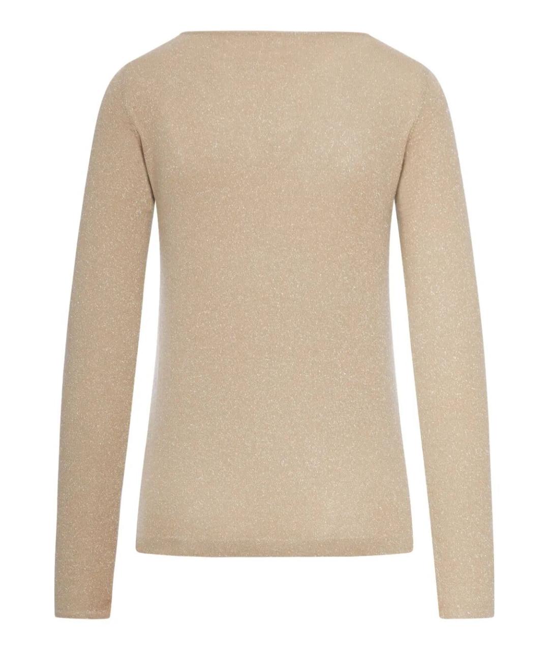 BRUNELLO CUCINELLI Бежевый кашемировый джемпер / свитер, фото 2