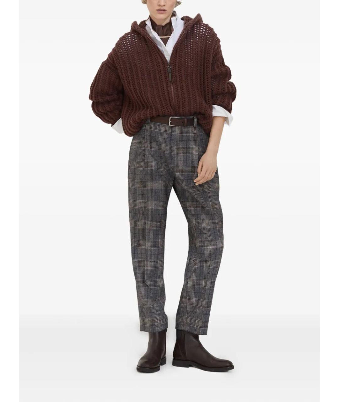 BRUNELLO CUCINELLI Белая хлопко-эластановая рубашка, фото 2