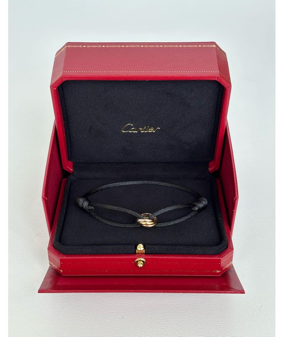 CARTIER Черный браслет из белого золота, фото 3