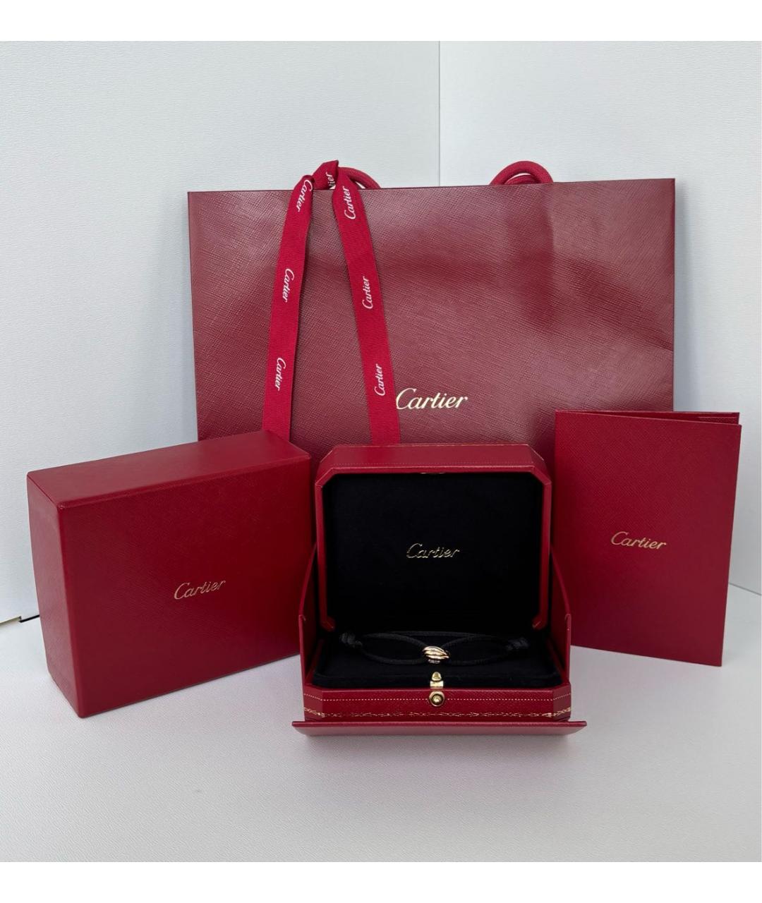 CARTIER Черный браслет из белого золота, фото 2