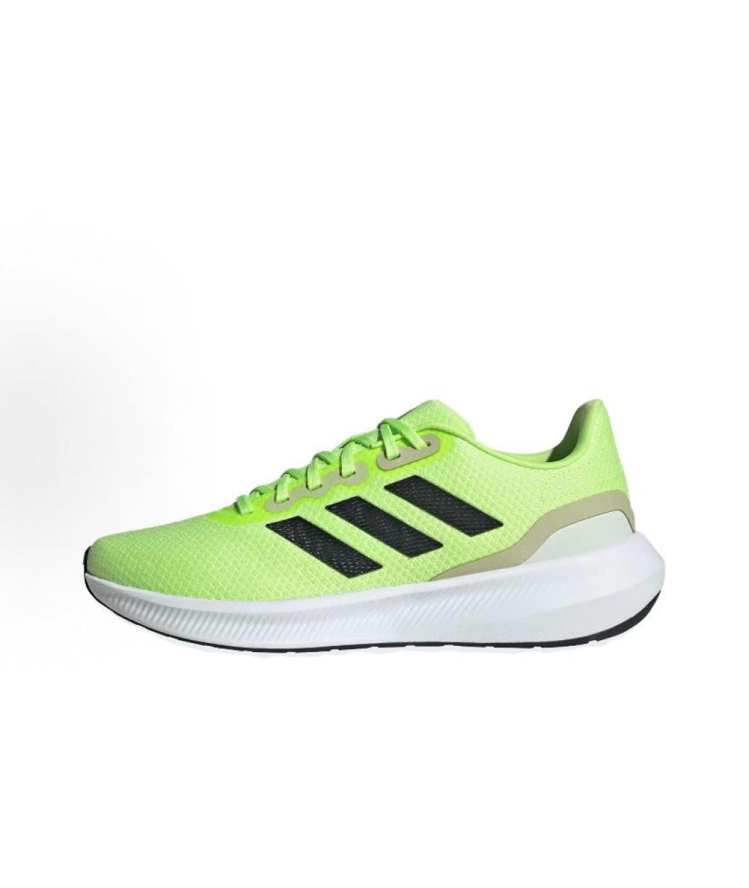 ADIDAS Салатовые текстильные кроссовки, фото 3