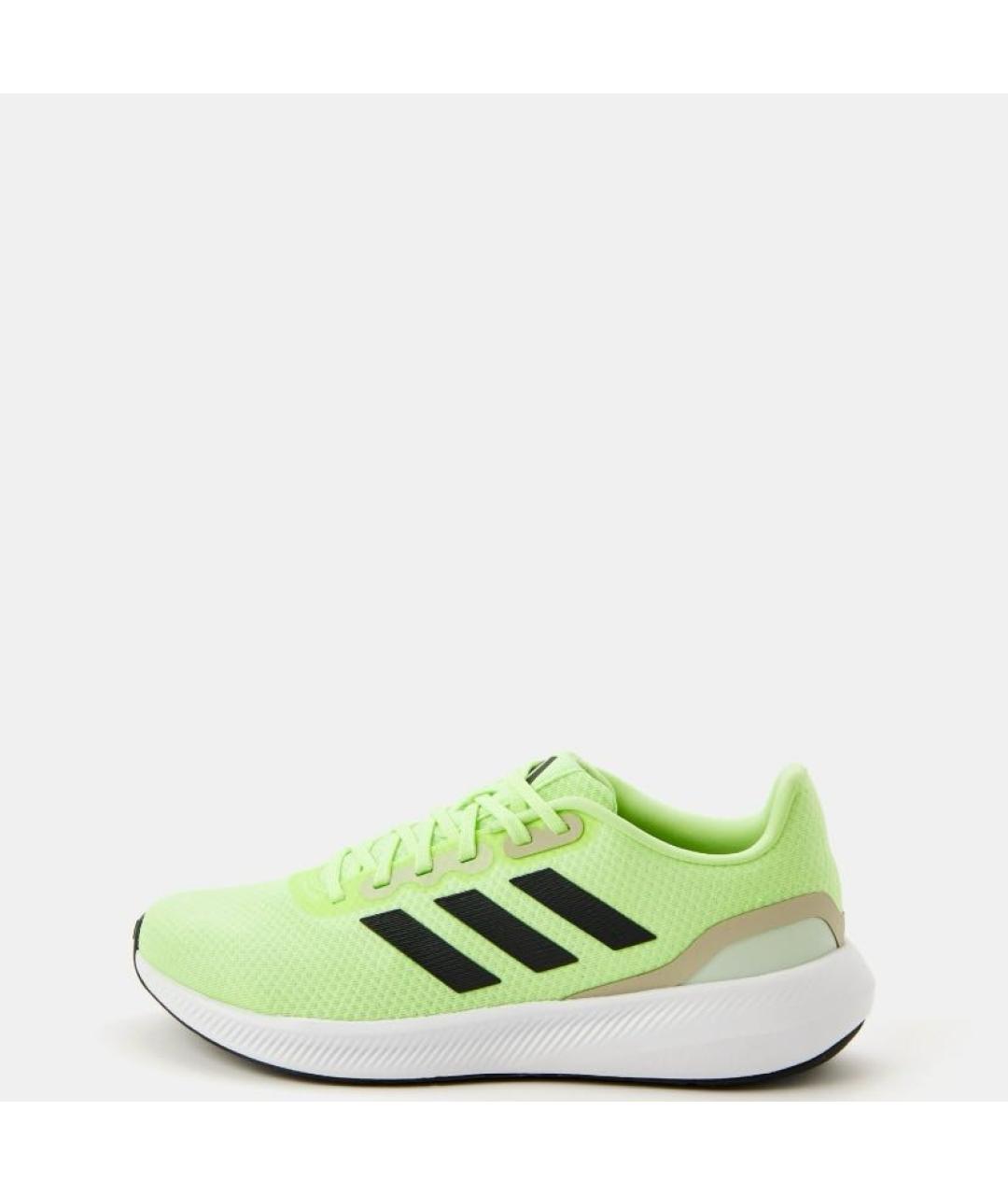 ADIDAS Салатовые текстильные кроссовки, фото 2