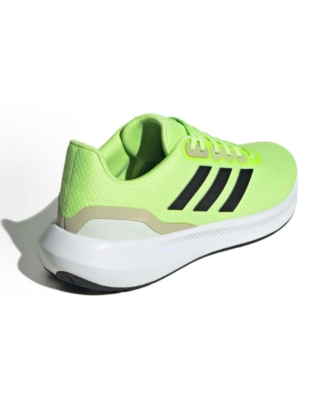 ADIDAS Салатовые текстильные кроссовки, фото 4