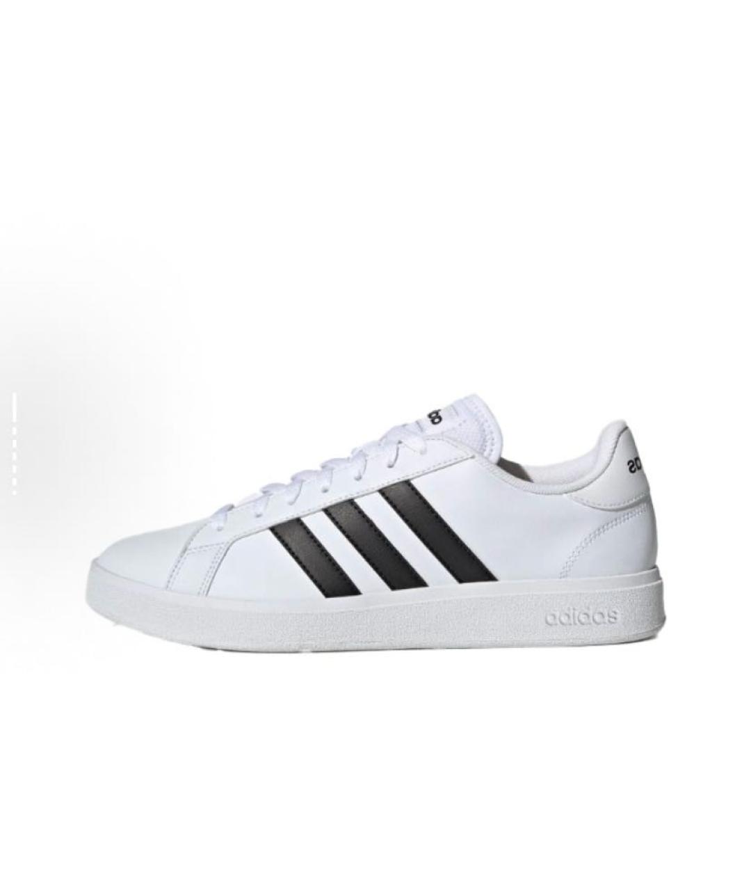 ADIDAS Белые кожаные кроссовки, фото 3