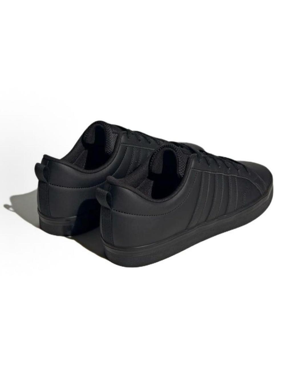 ADIDAS Черные кожаные кроссовки, фото 4