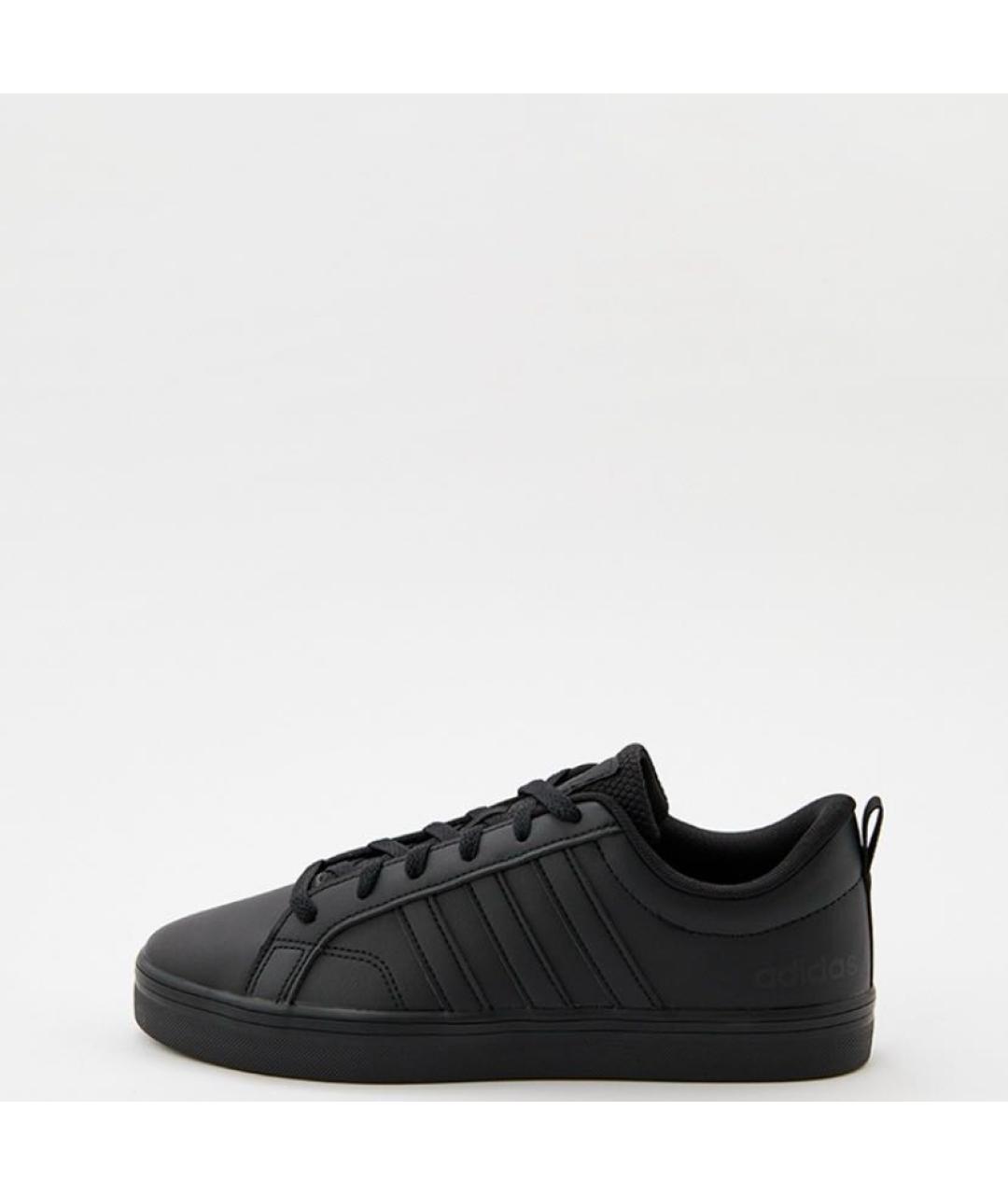 ADIDAS Черные кожаные кроссовки, фото 2
