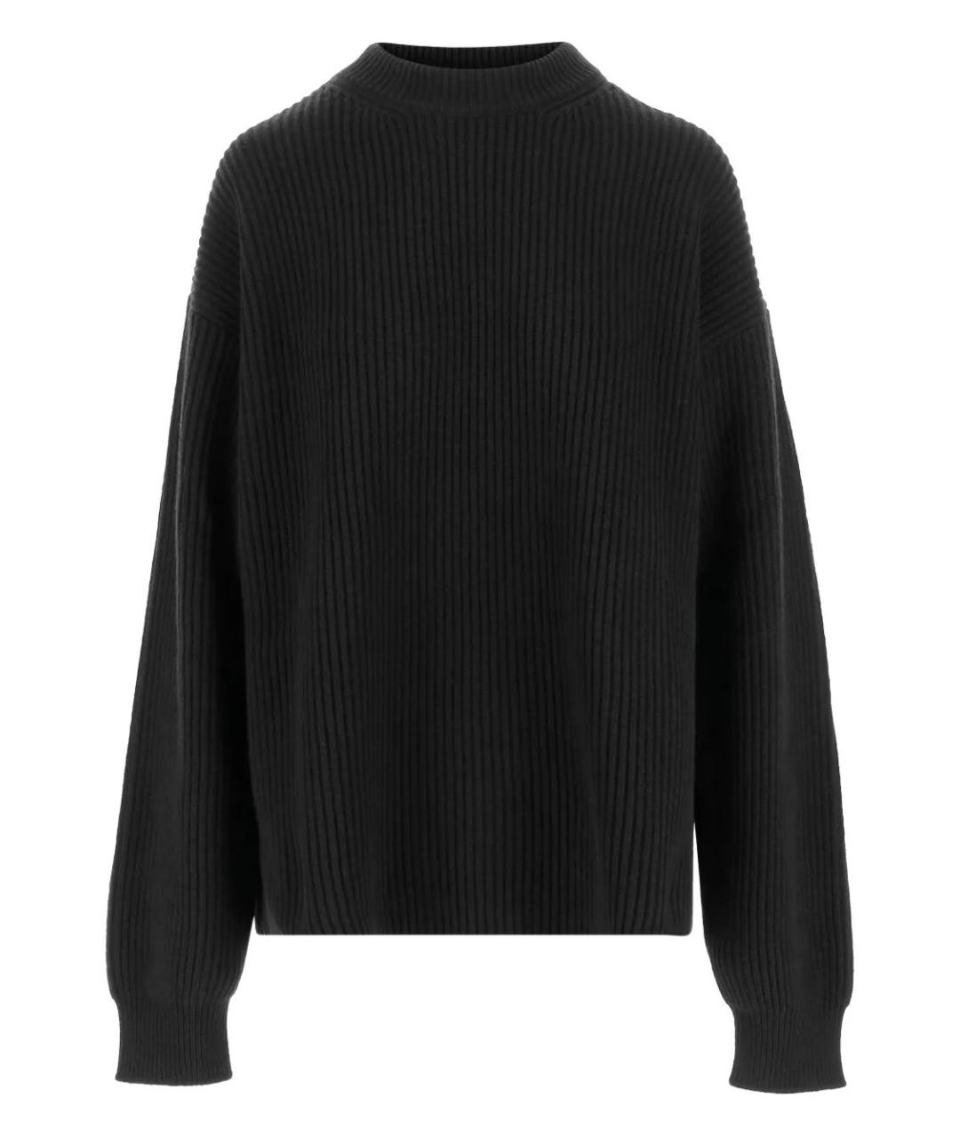JIL SANDER Черный шерстяной джемпер / свитер, фото 1