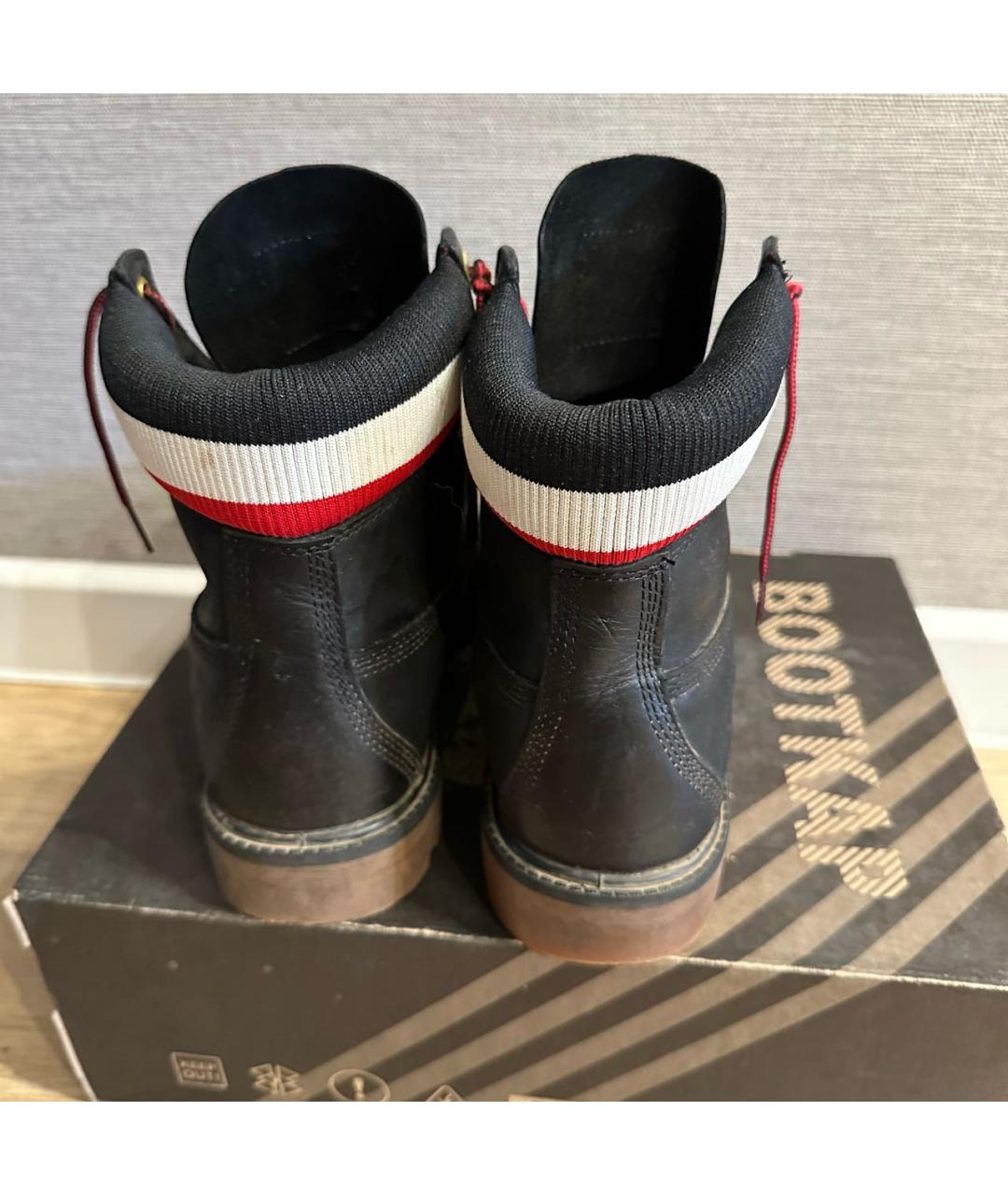 TIMBERLAND Черные нубуковые высокие ботинки, фото 2
