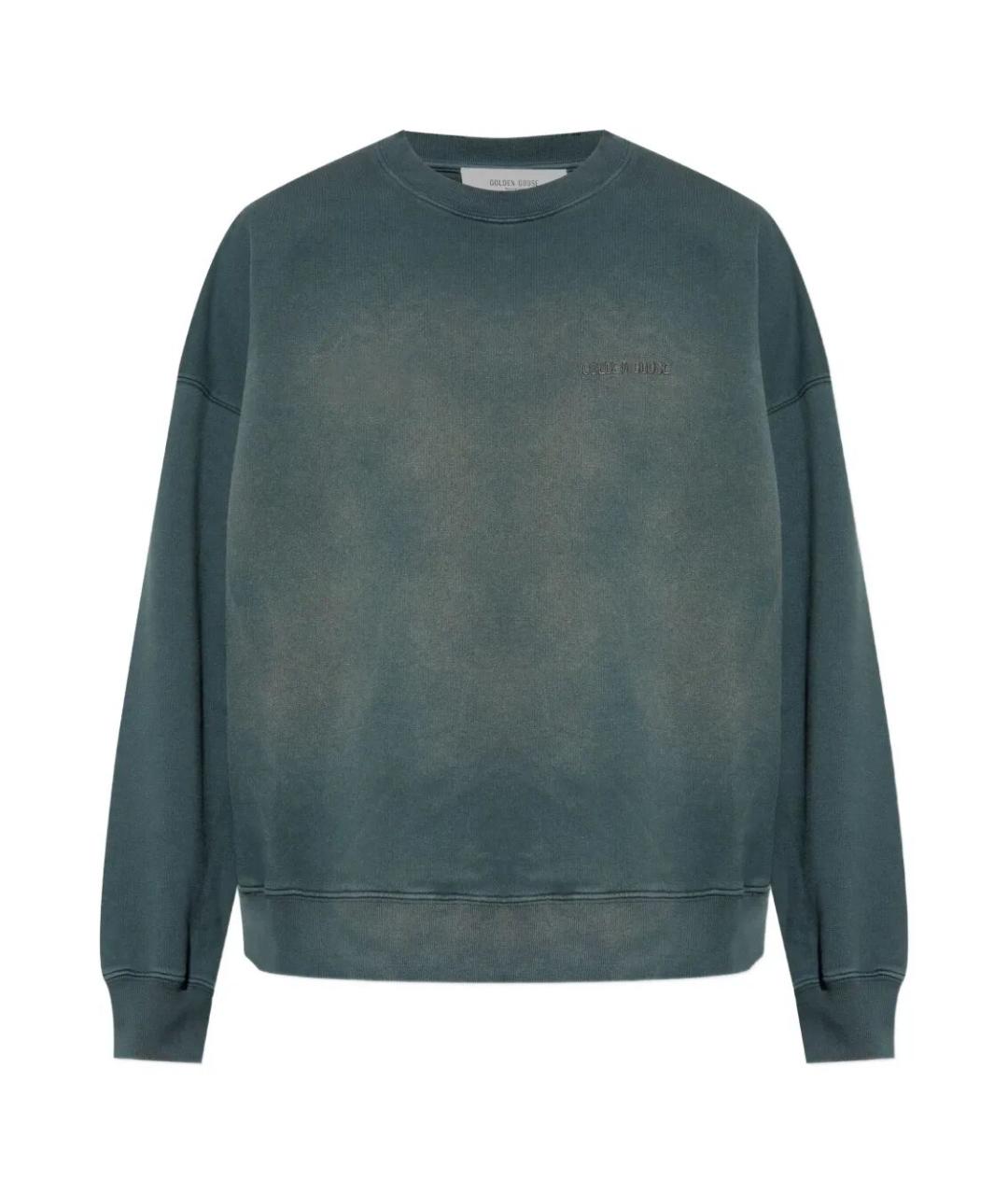 GOLDEN GOOSE DELUXE BRAND Синий хлопковый джемпер / свитер, фото 1