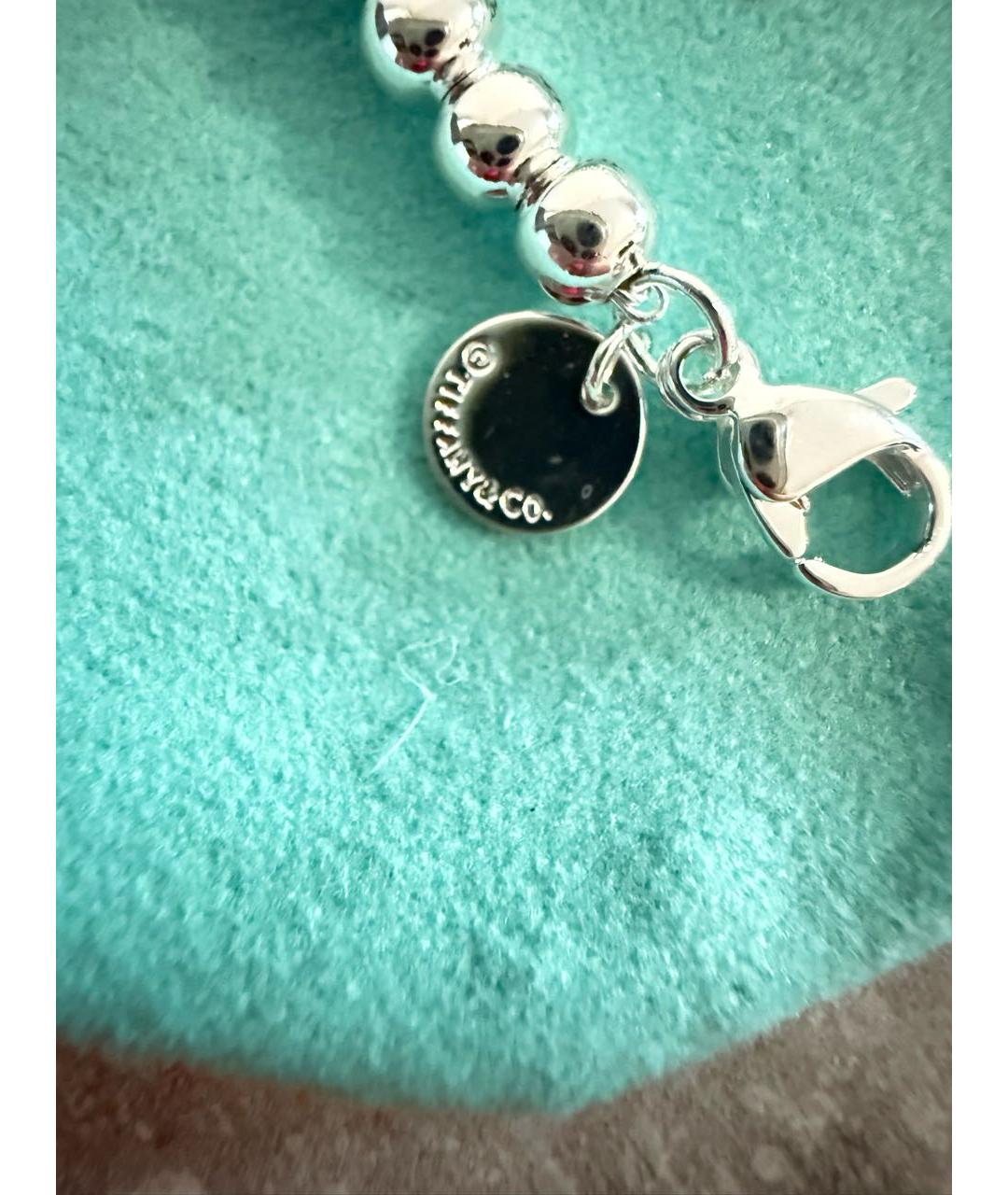 TIFFANY&CO Бирюзовый серебряный браслет, фото 7