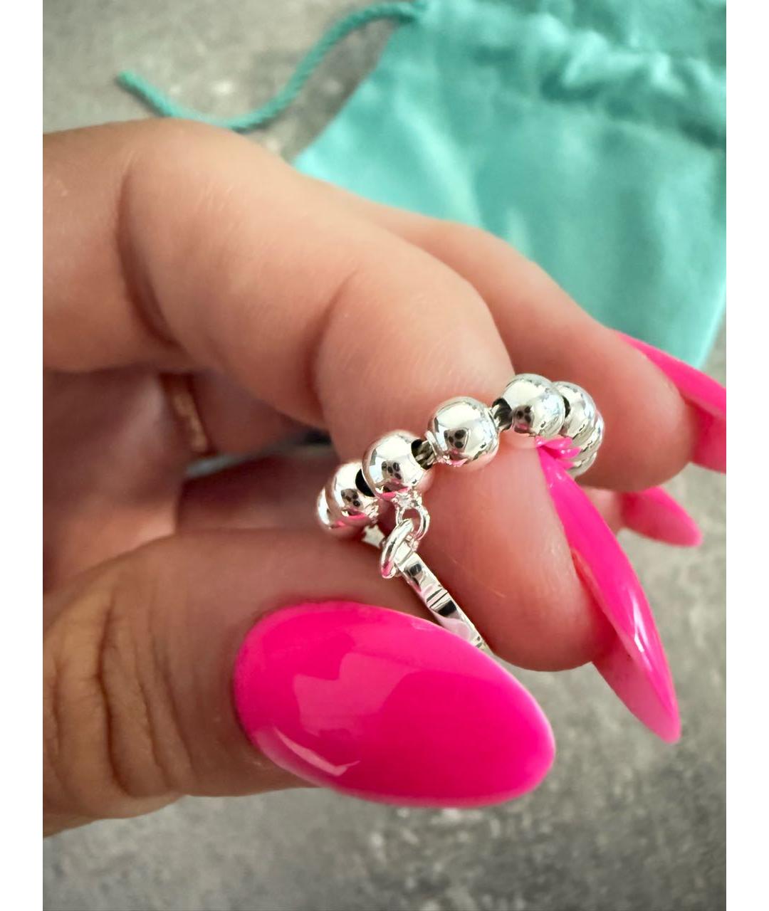 TIFFANY&CO Бирюзовый серебряный браслет, фото 8