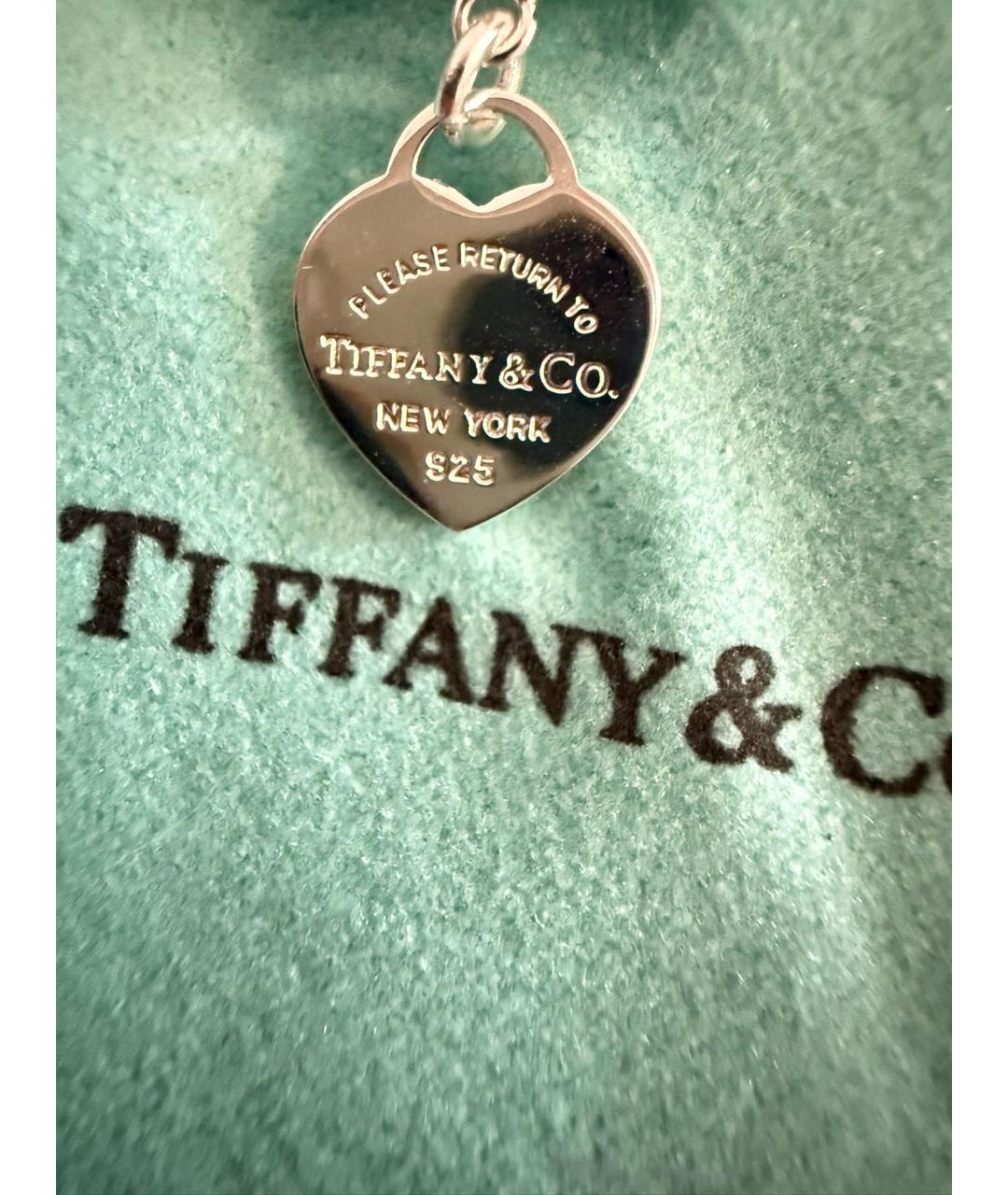 TIFFANY&CO Бирюзовый серебряный браслет, фото 5
