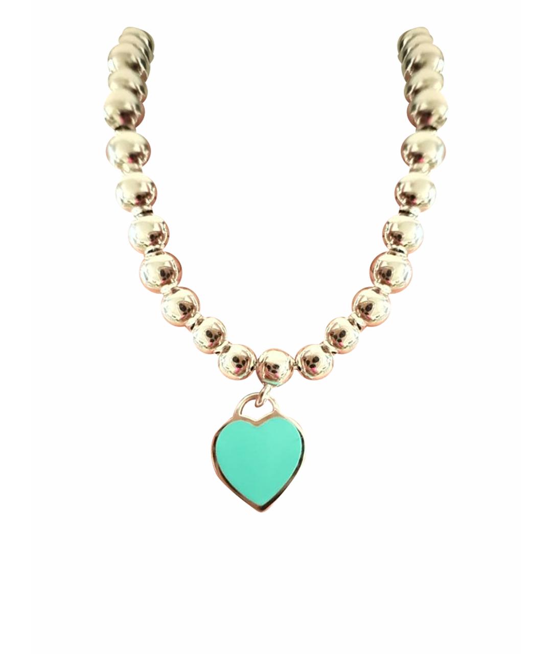 TIFFANY&CO Бирюзовый серебряный браслет, фото 1