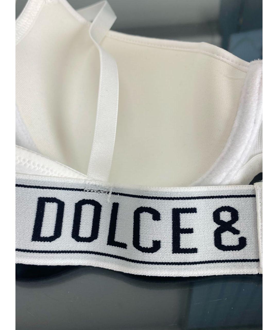 DOLCE&GABBANA Белый бюстгалтеры, фото 3