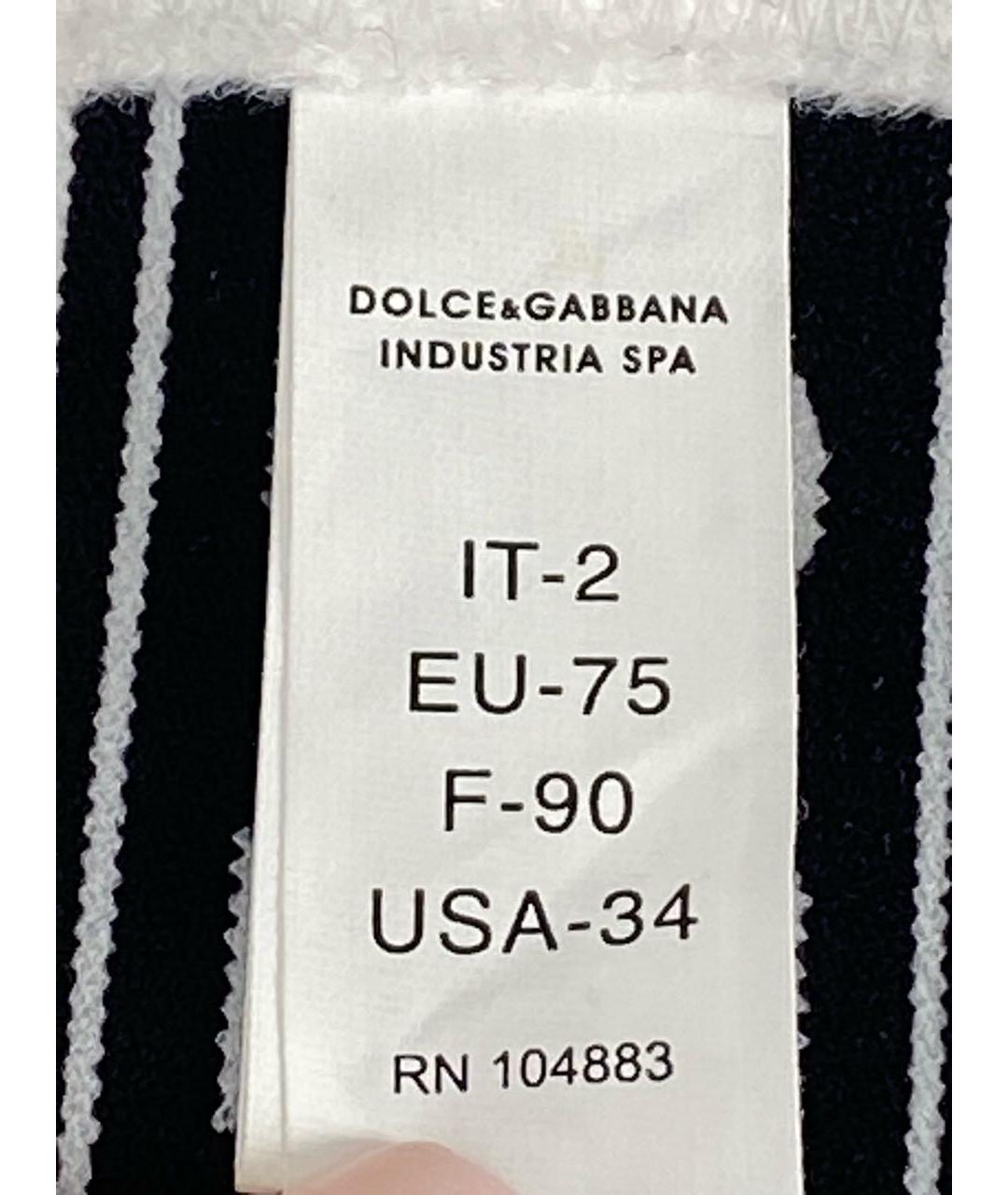 DOLCE&GABBANA Белый бюстгалтеры, фото 5