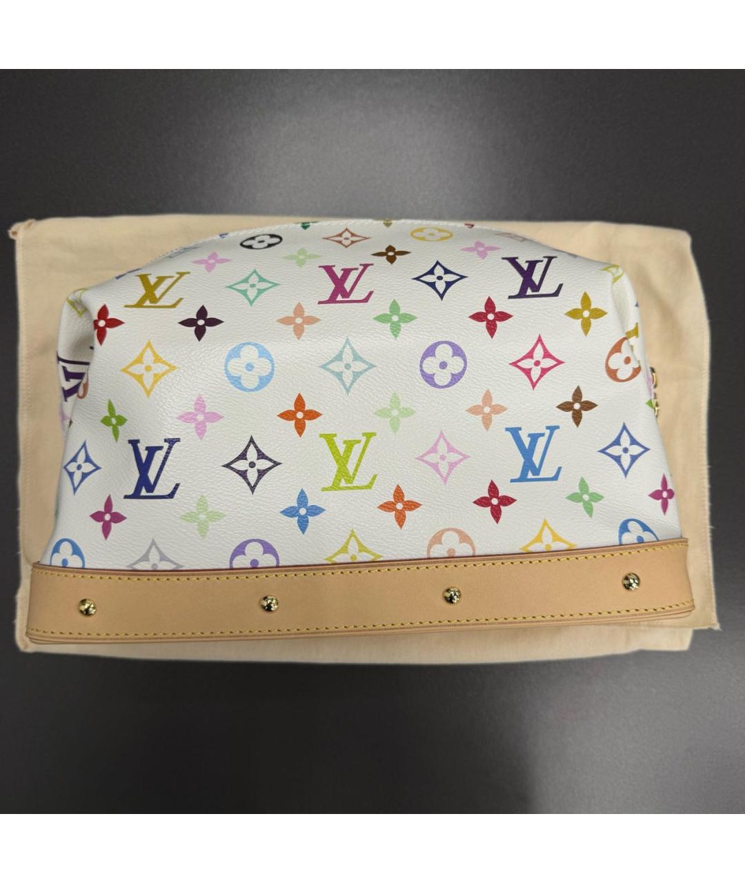 LOUIS VUITTON Белая косметичка, фото 2