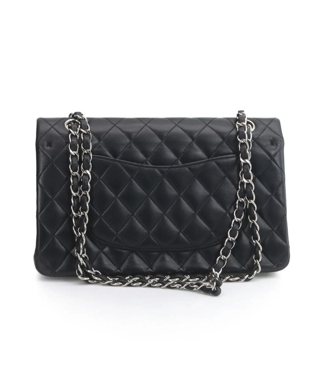 CHANEL Черная кожаная сумка через плечо, фото 4