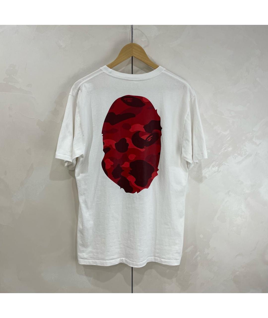 BAPE Белая хлопковая футболка, фото 2