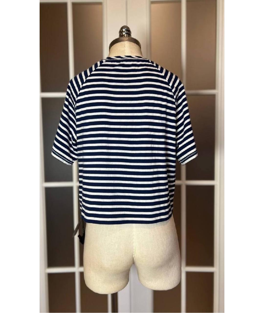 EMPORIO ARMANI Синяя футболка, фото 2