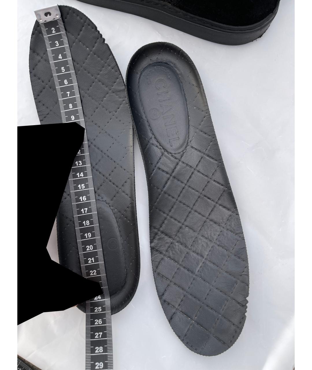 CHANEL Черные кеды, фото 8