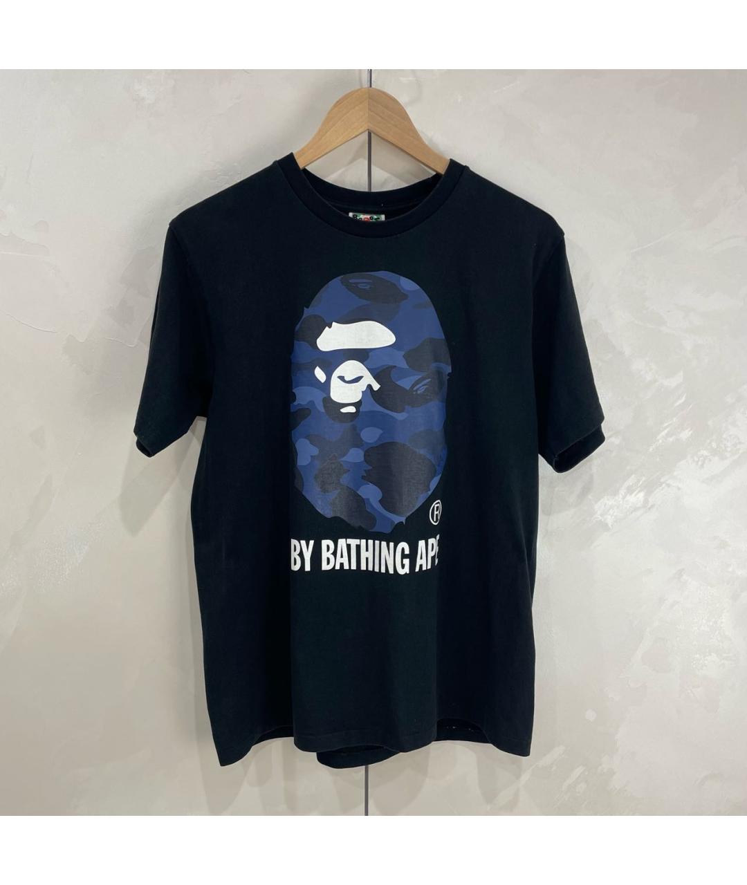 BAPE Черная хлопковая футболка, фото 7