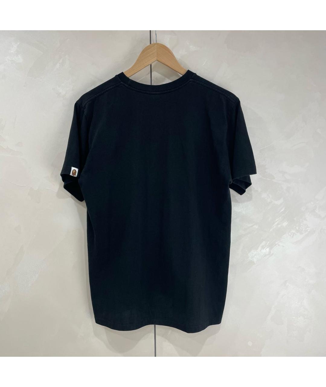 BAPE Черная хлопковая футболка, фото 2