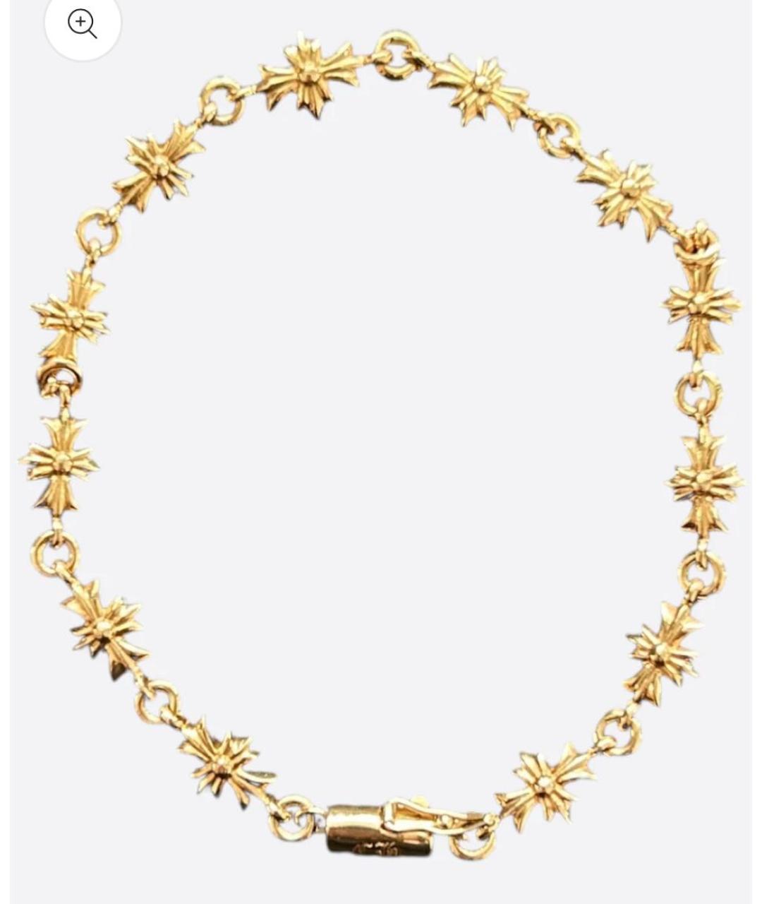 CHROME HEARTS Золотой браслет из желтого золота, фото 8