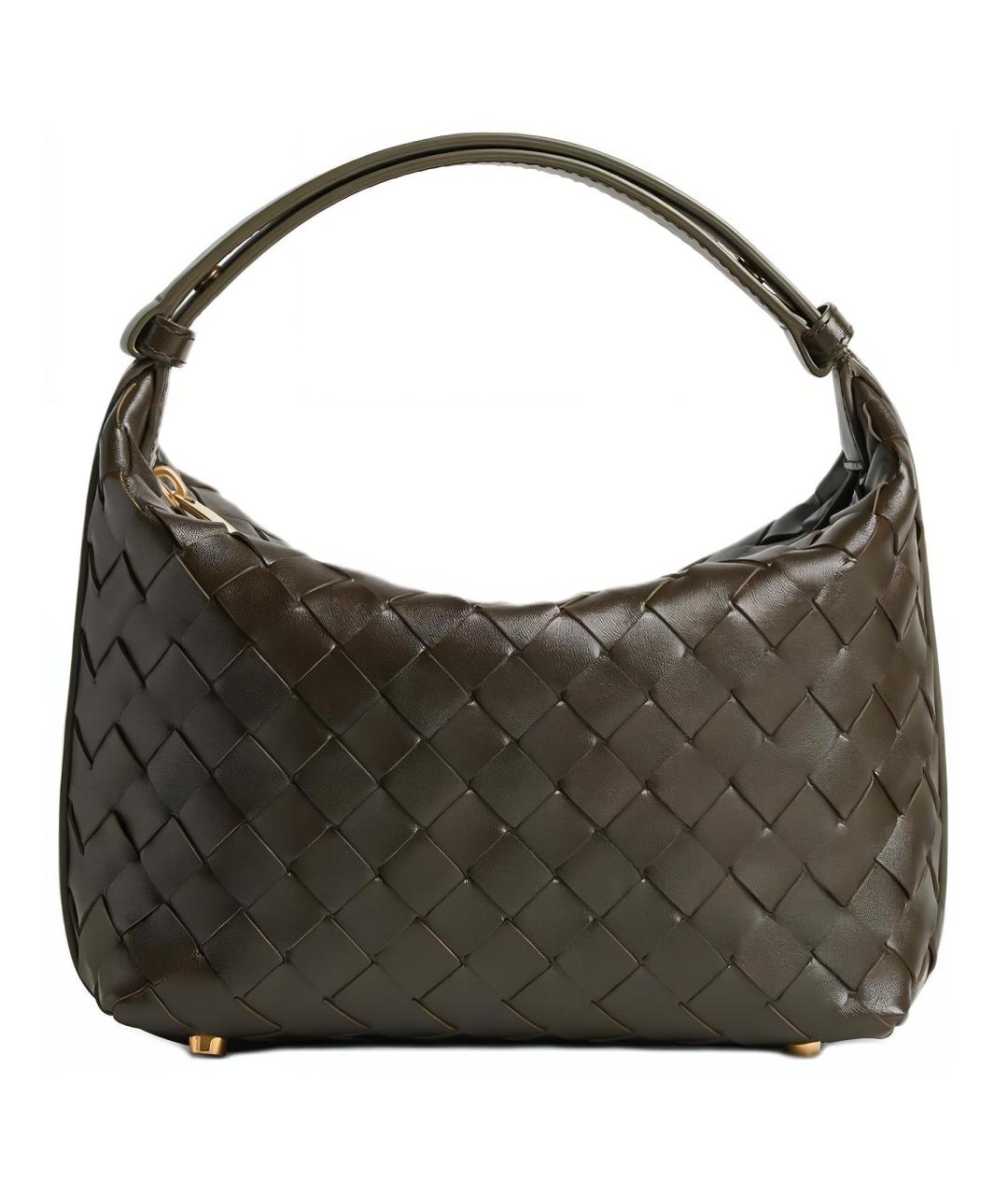 BOTTEGA VENETA Коричневая сумка с короткими ручками, фото 1