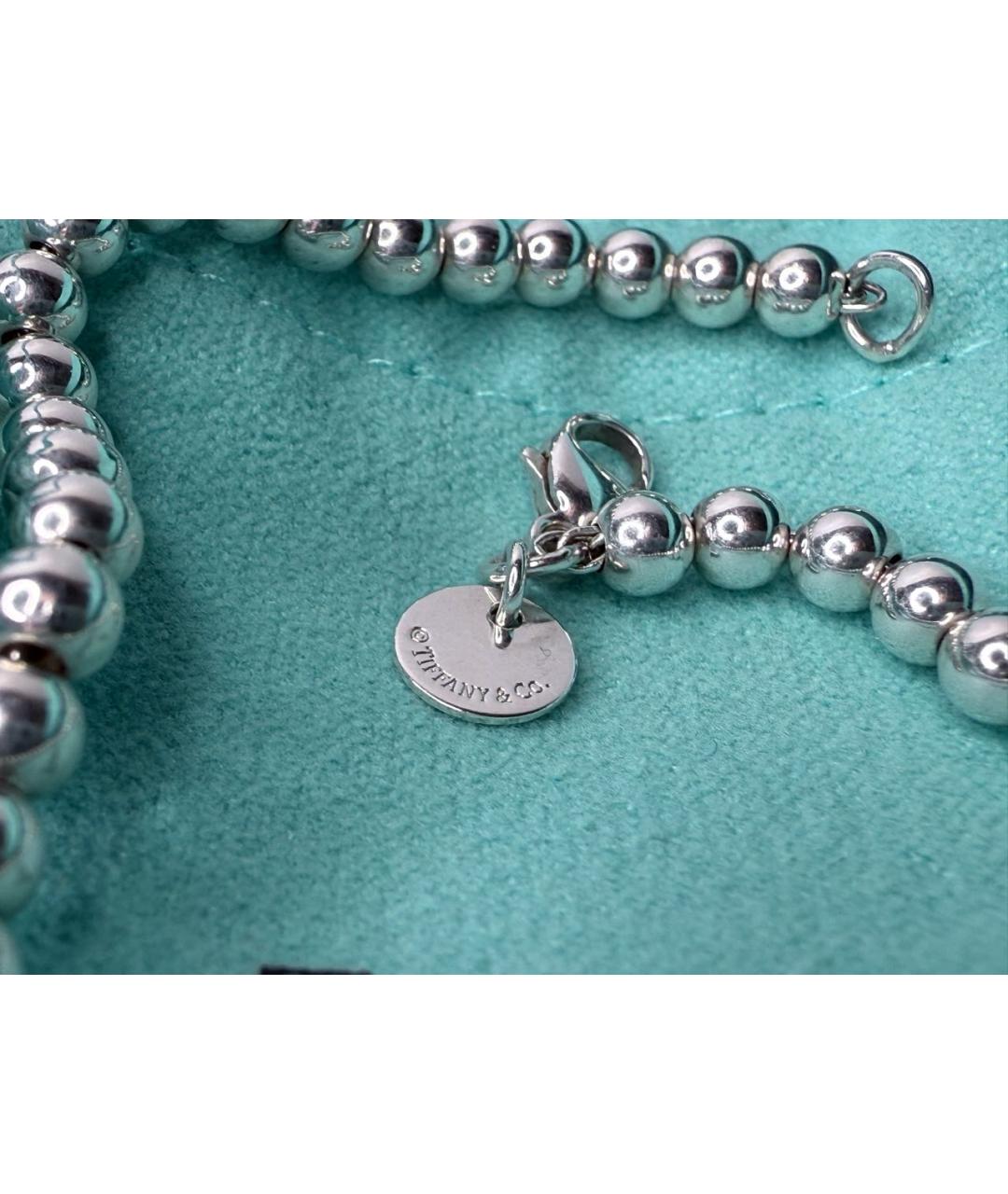 TIFFANY&CO Бирюзовый серебряный браслет, фото 5