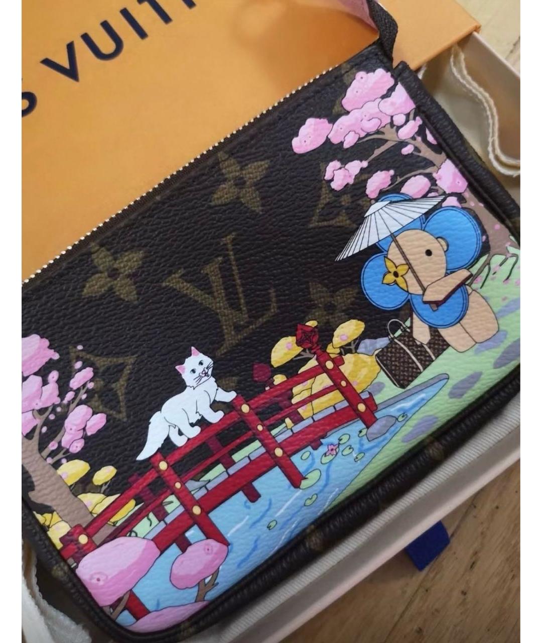 LOUIS VUITTON Коричневая сумка с короткими ручками, фото 3