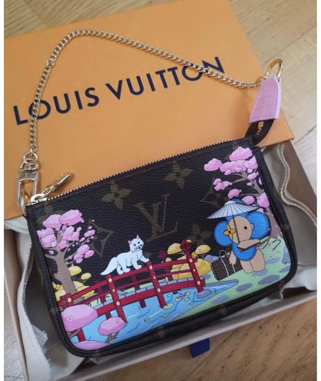 LOUIS VUITTON Коричневая сумка с короткими ручками, фото 2