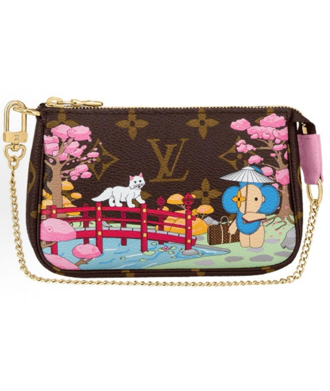 LOUIS VUITTON Коричневая сумка с короткими ручками, фото 4