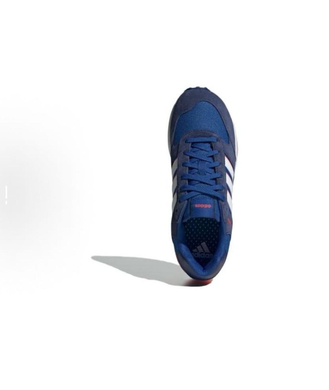 ADIDAS Синие замшевые кроссовки, фото 5