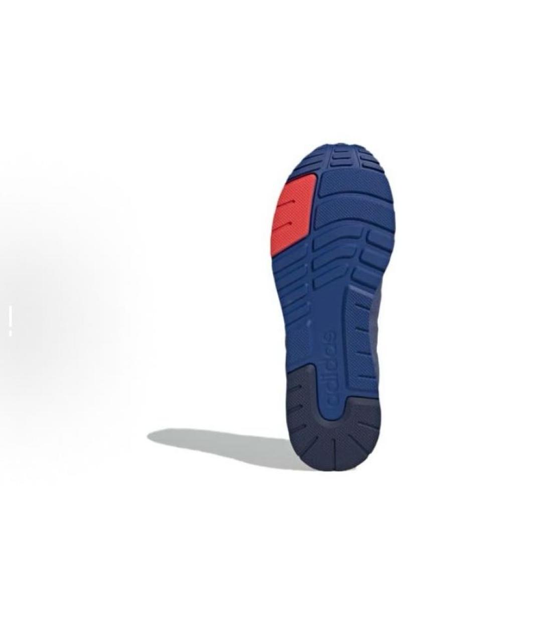 ADIDAS Синие замшевые кроссовки, фото 7