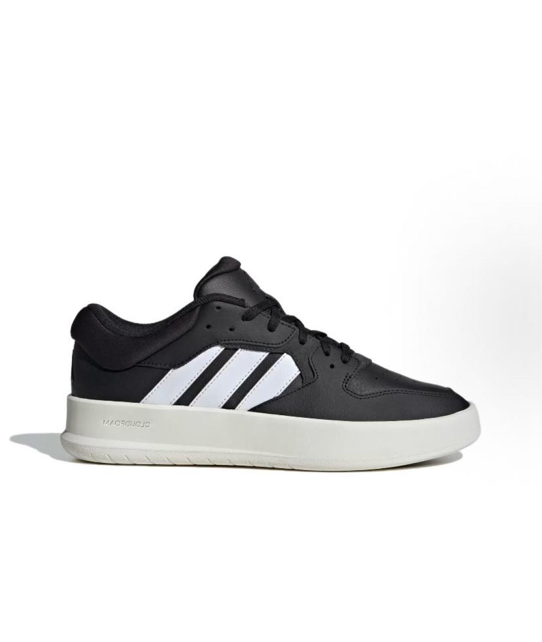 ADIDAS Черные кожаные кроссовки, фото 6